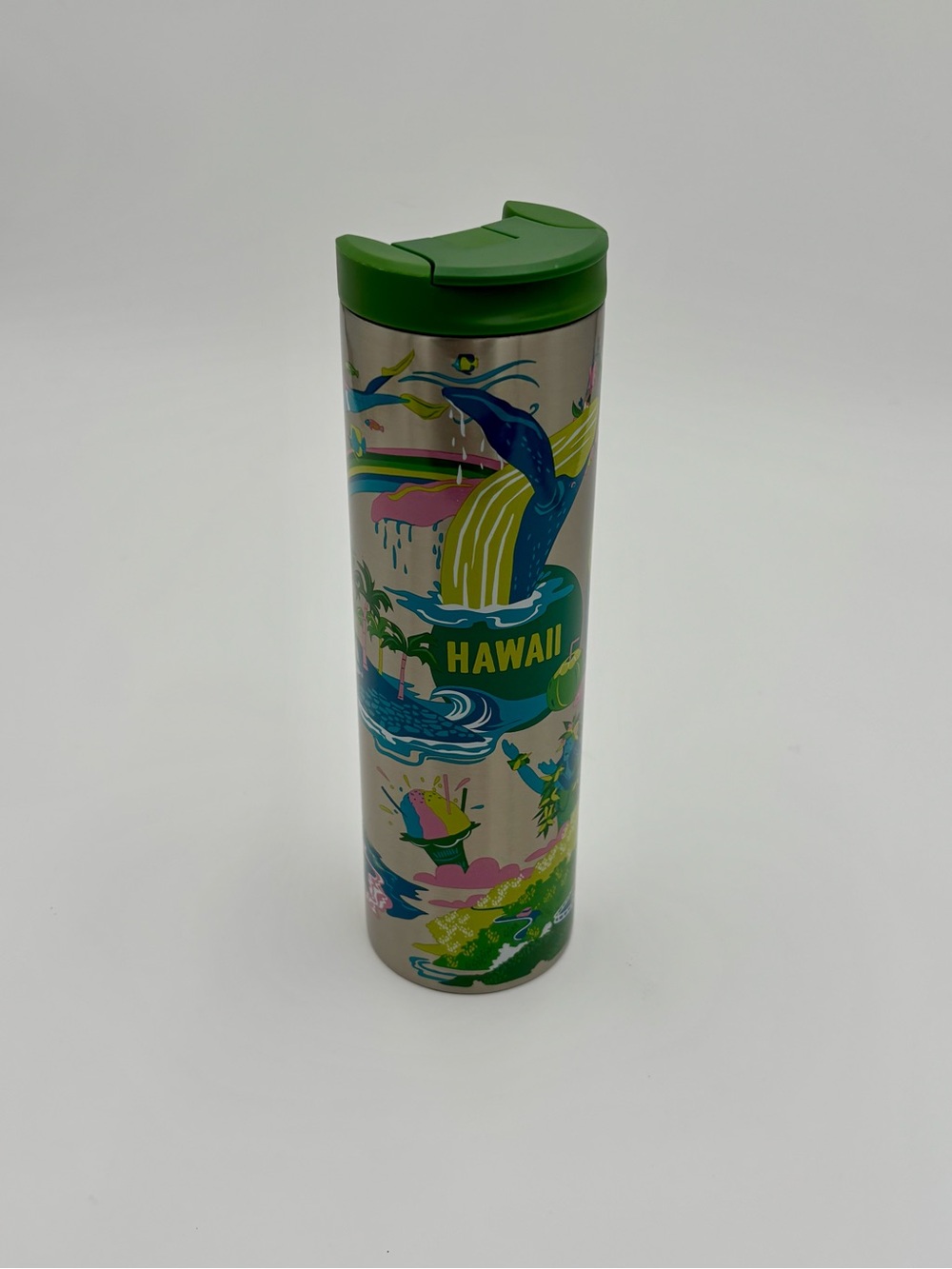 Starbucks Hawaii Stainless Steel Tumbler in Green, Blue, Yellow, Pink